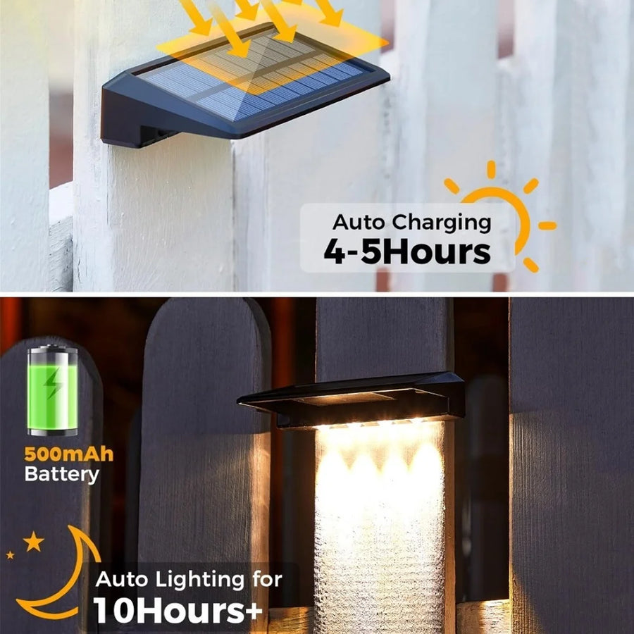 Wandlamp op zonne-energie set van 2 IP44