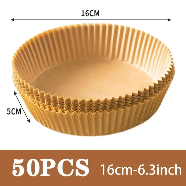 Rond bakpapier airfryer 50 stuks