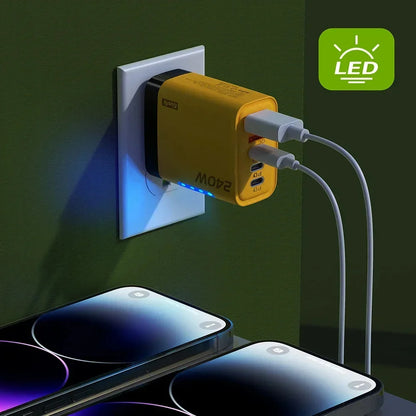 120W USB C  snellader EU stekker