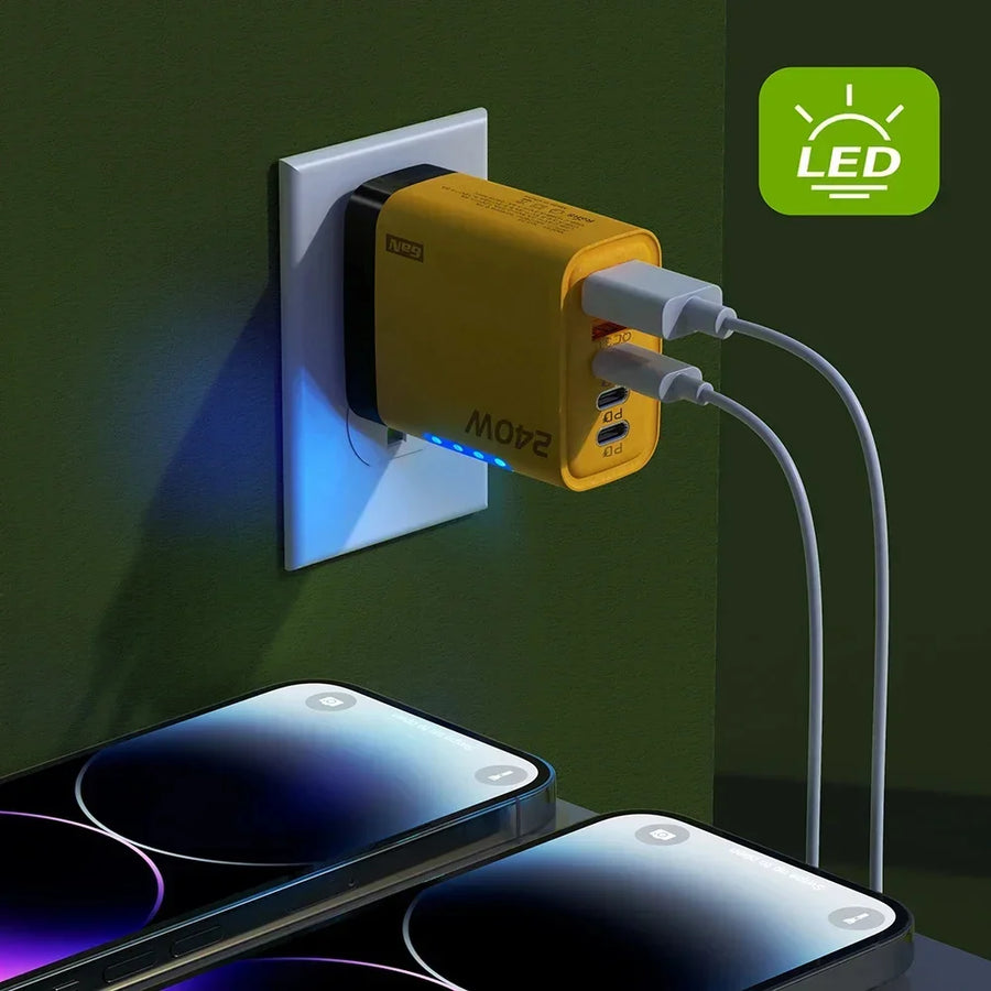 120W USB C  snellader EU stekker