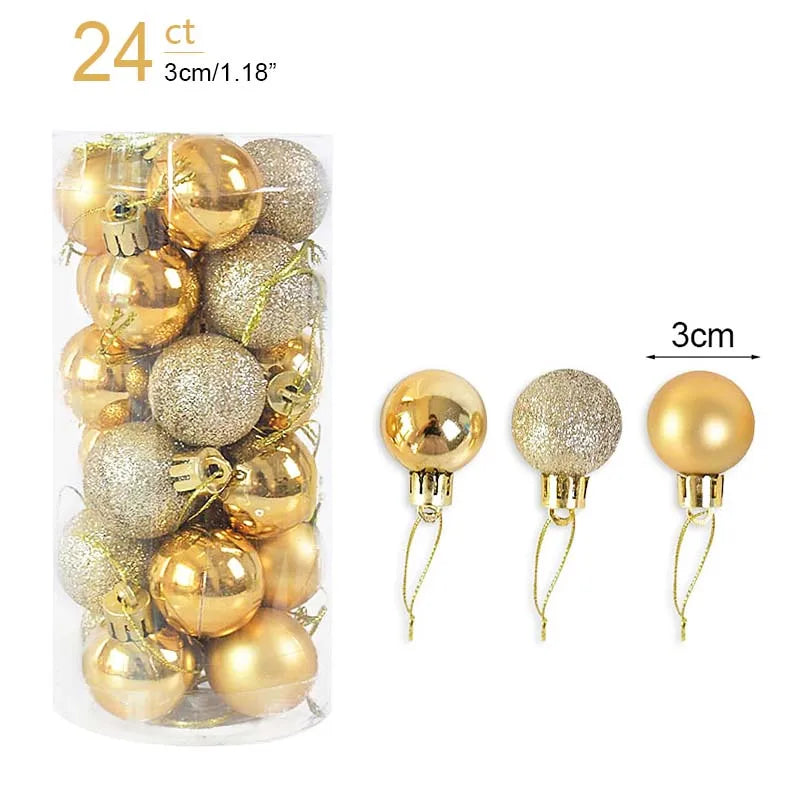 Kerstballen set decoratie