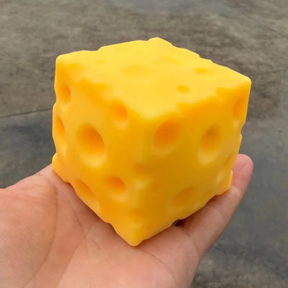 Squishy kaasblokje fidget toy