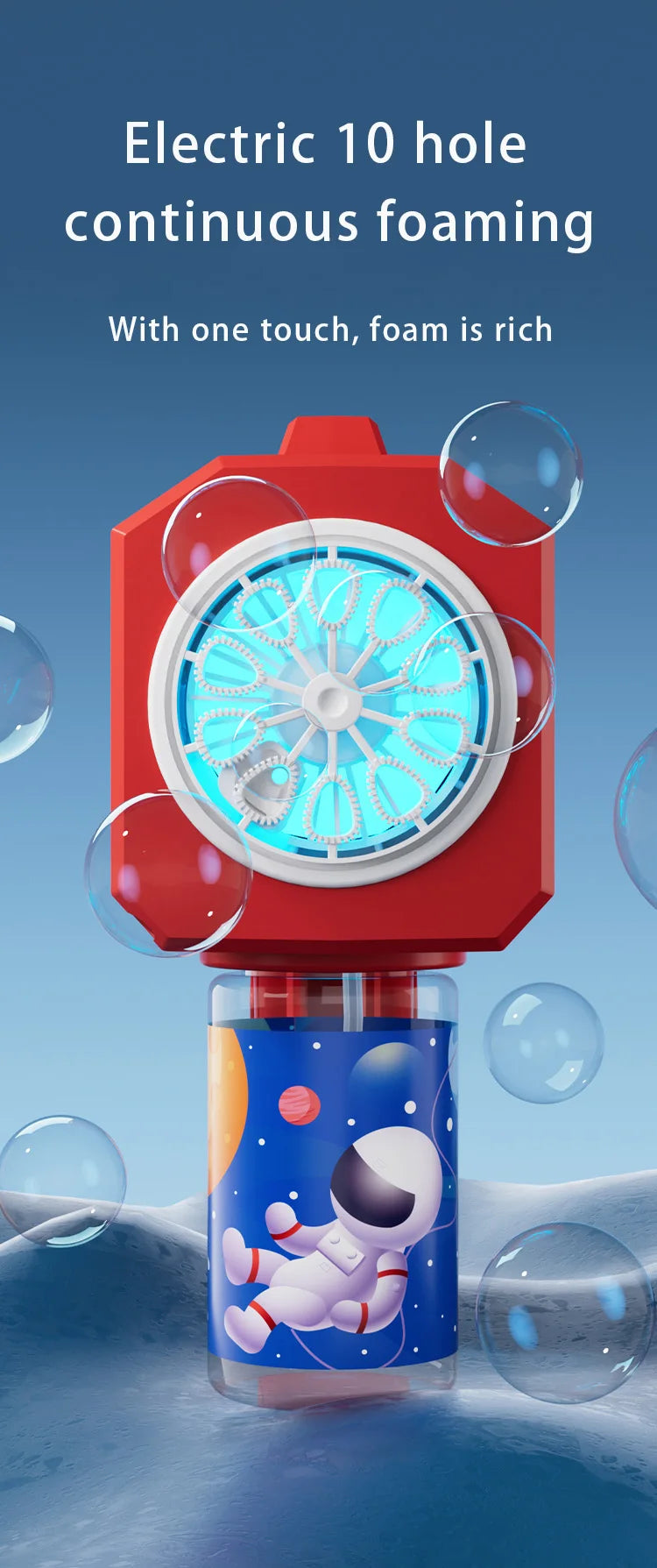 Bubbelgun 10-gaats ABS-plastic