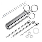 RVS marinade injector 60 ml met 2-5 naalden