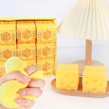 Squishy kaas fidget speelgoed 6 cm