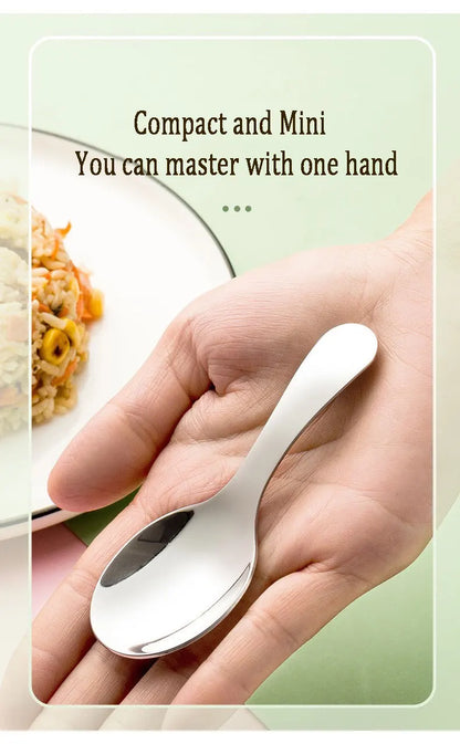 Draagbare RVS Bestekset met Lepel en Vork