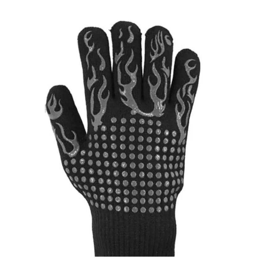 Universal Heat-Resistant Oven Mitt (1 Piece) with Non-slip for Barbecue & Kitchen