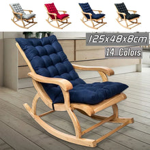Schommelstoelkussen 125x48x8 cm polyester katoen