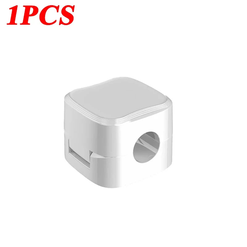 Cable clip with adhesive for desk and wall