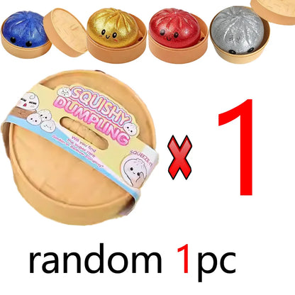 Knijpspeeltje squishy dumpling stressvermindering