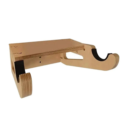 Houten Fiets Wandmontage Rek - Ruimtebesparend Ophangsysteem