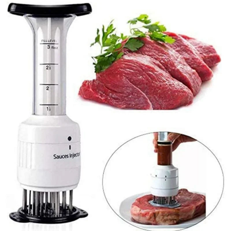 Marinade injector roestvrij staal vlees