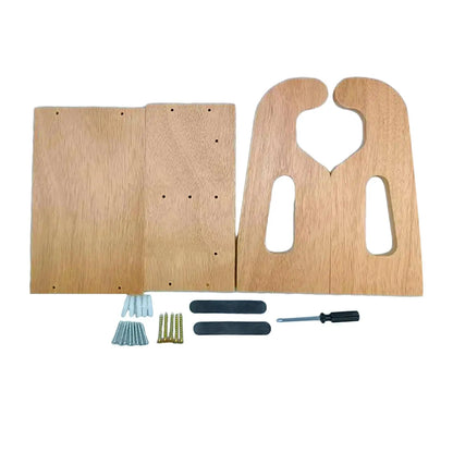 Houten Fiets Wandmontage Rek - Ruimtebesparend Ophangsysteem