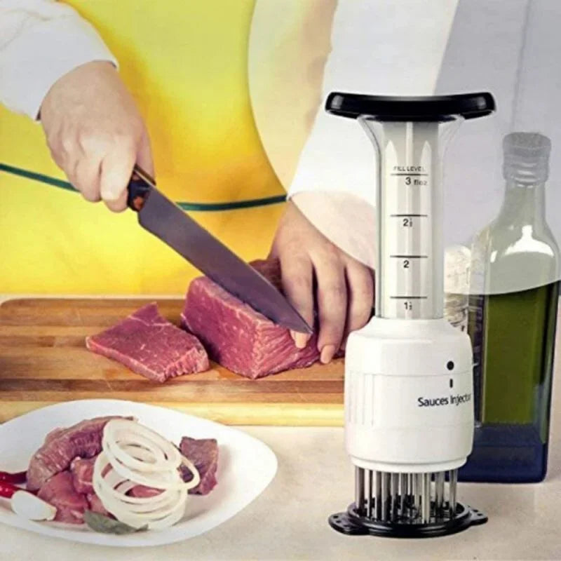 Marinade injector roestvrij staal vlees