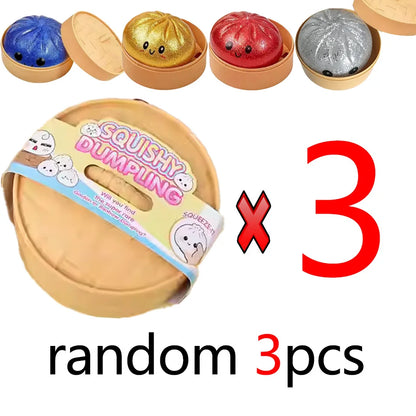 Knijpspeeltje squishy dumpling stressvermindering