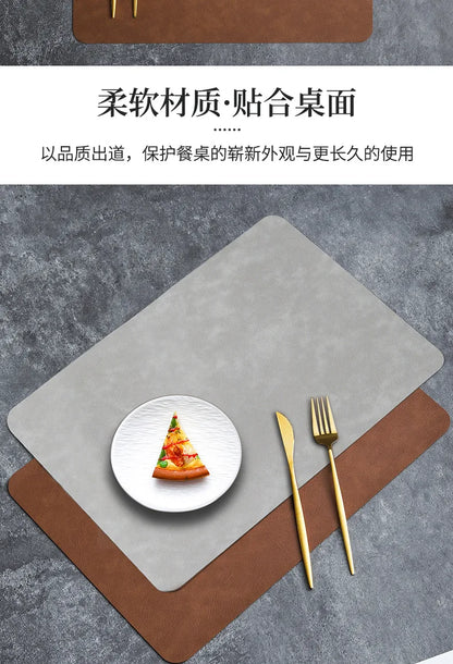 Placemat rubber rechthoekig 30X45cm
