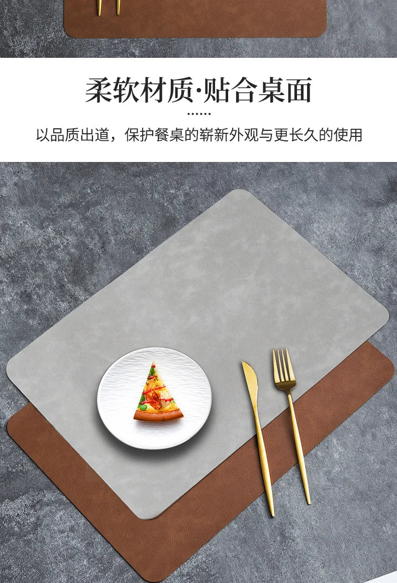 Placemat rubber rechthoekig 30X45cm
