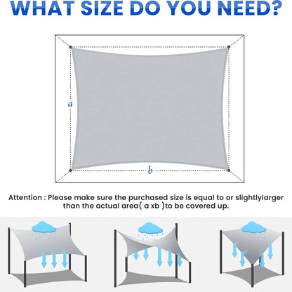 Zonnescherm waterdicht 95% UV-bescherming poly cotton