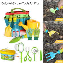 Kindertuingereedschap set rubber schep hark gieter
