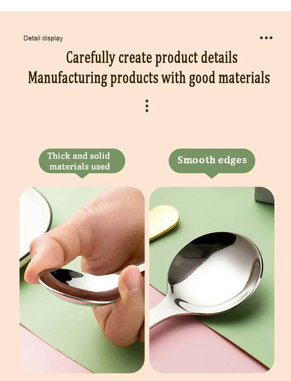 Draagbare RVS Bestekset met Lepel en Vork