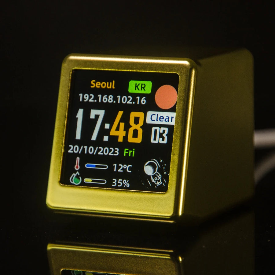 Bureauklok digitaal 45x35x40 mm met achtergrondverlichting