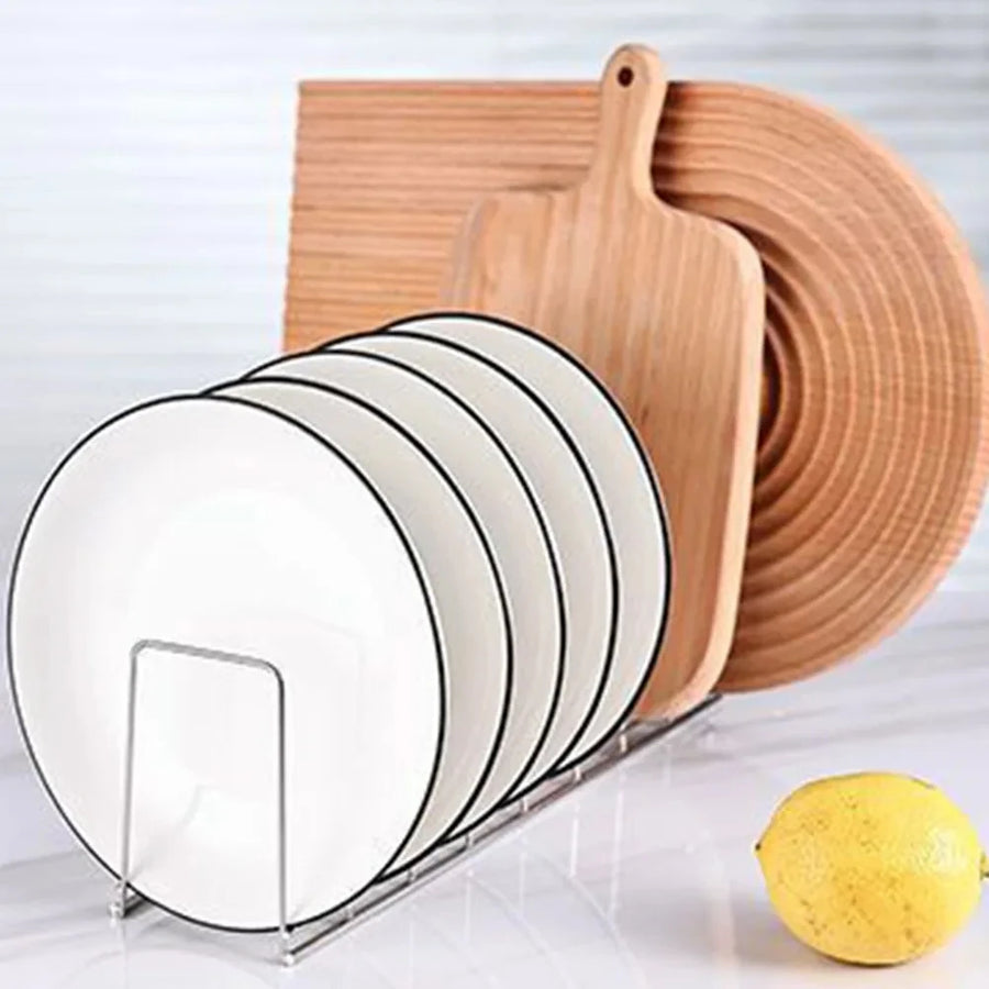 Stainless Steel Dish Rack Plates and Bowls