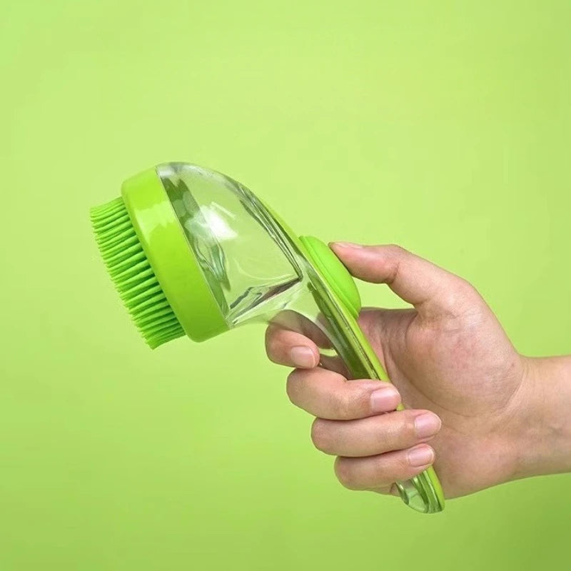 Huisdier borstel massage baden plastic