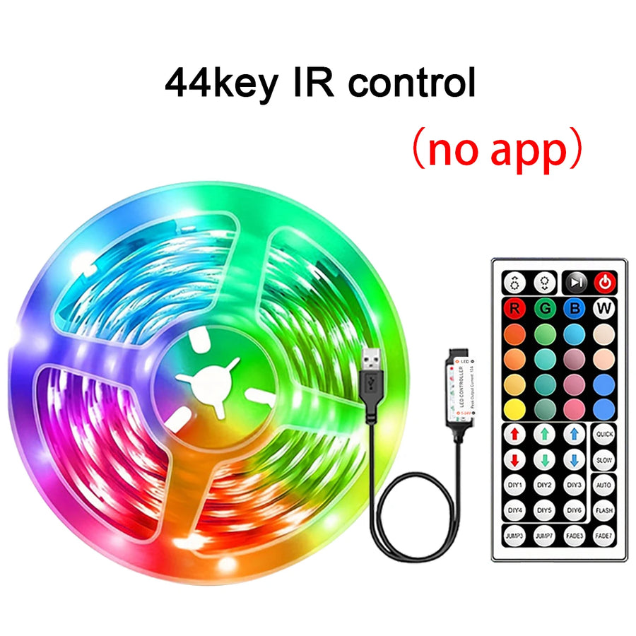 RGB LED strip 5 meter app bediening flexibel