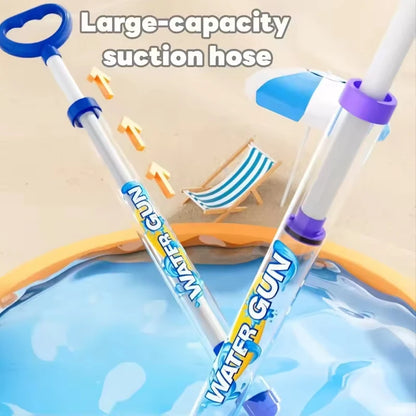 Water pistol with pump system for children and adults