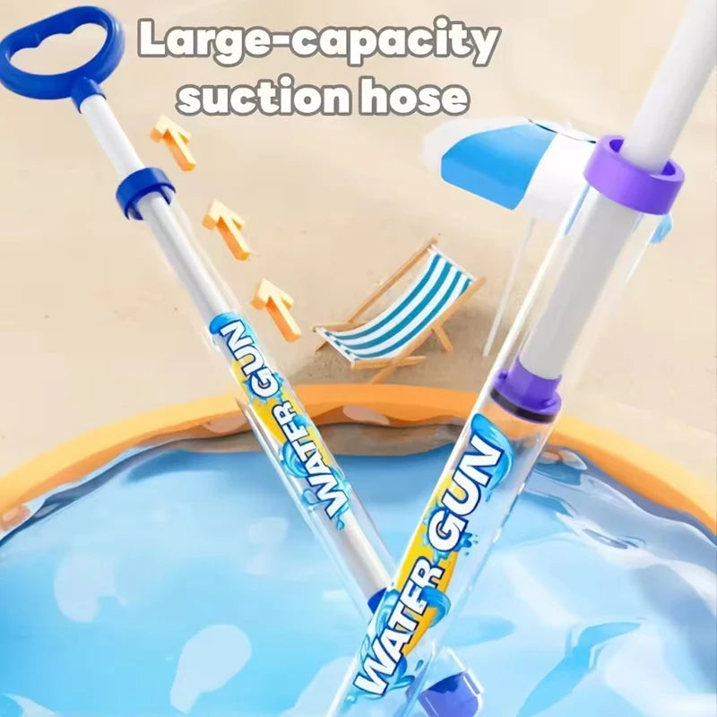 Water pistol with pump system for children and adults