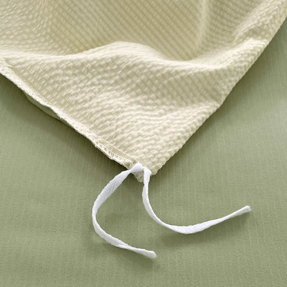 Dekbedovertrekset microfiber 3-delig met rits