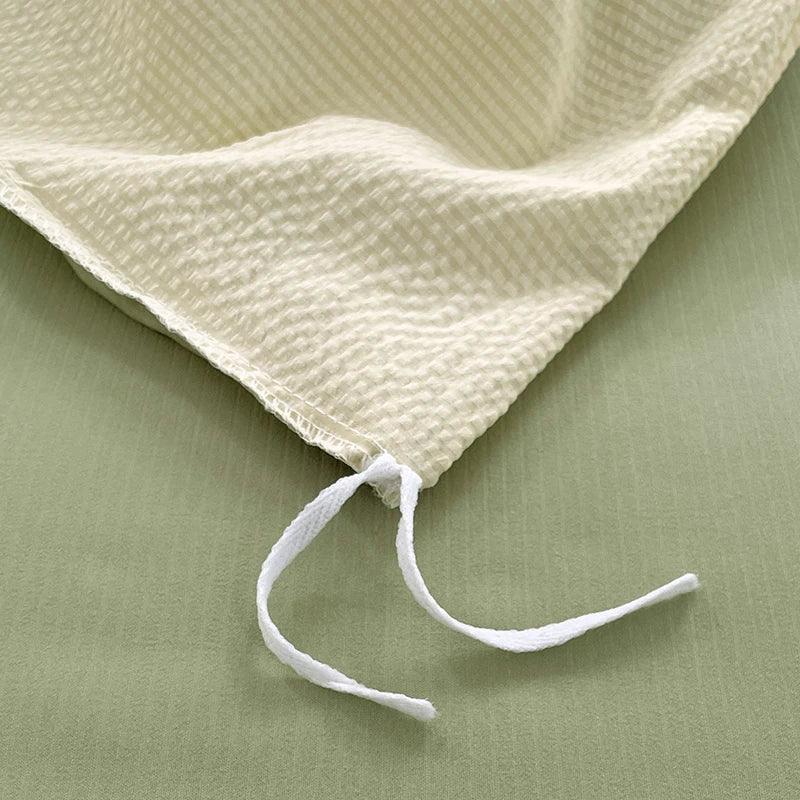 Dekbedovertrekset microfiber 3-delig met rits