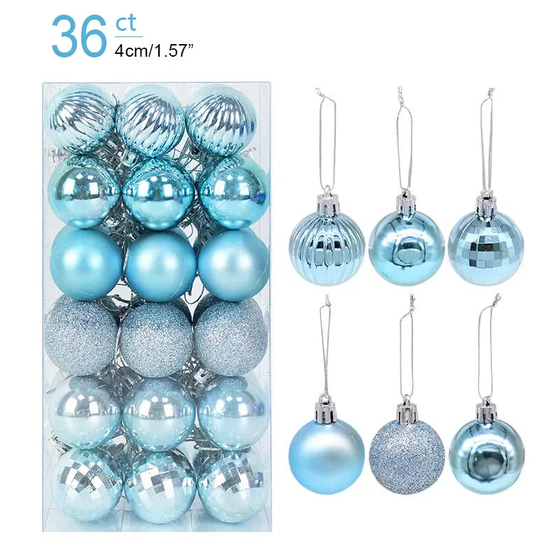 Kerstballen set decoratie