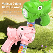 Bellenblaasmachine dinosaurus met licht