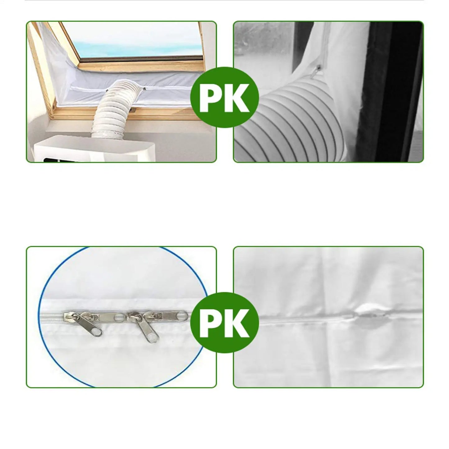 Raamafdichting mobiele airco 190x38cm