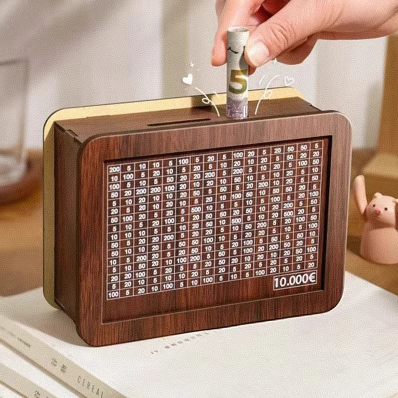 Houten spaarpot kinderen