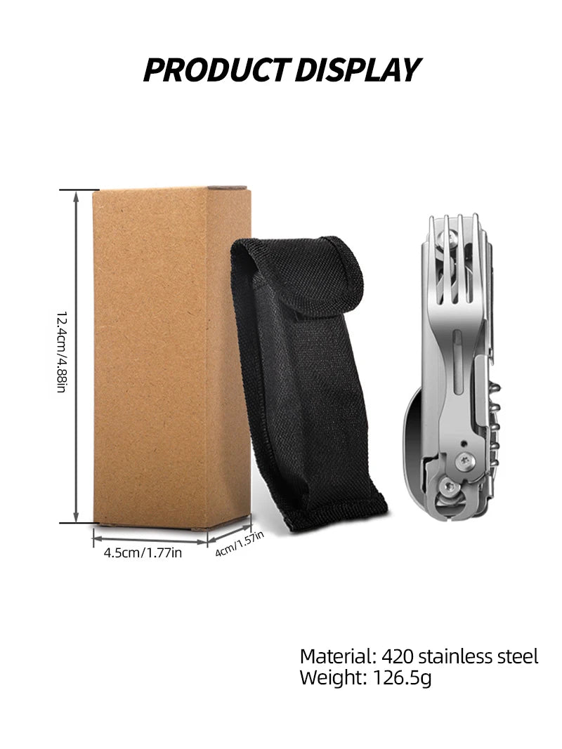 Draagbare Tafelset RVS met Zaag