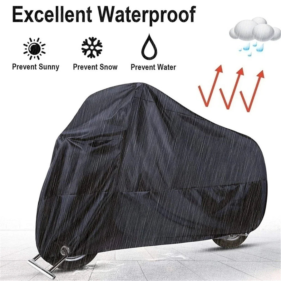 Motorhoes waterdicht zwart