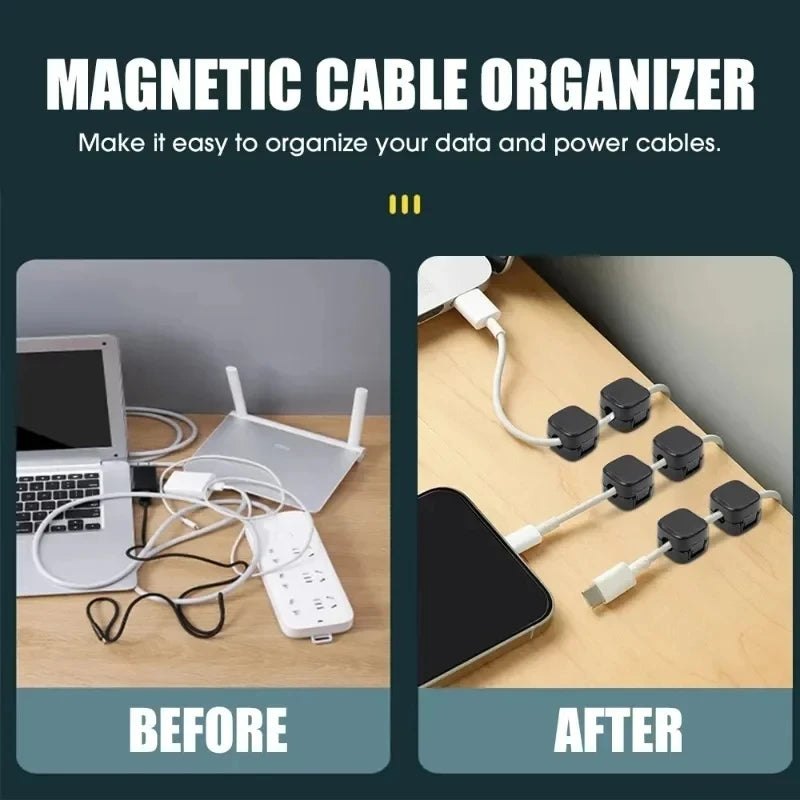 Cable clip with adhesive for desk and wall