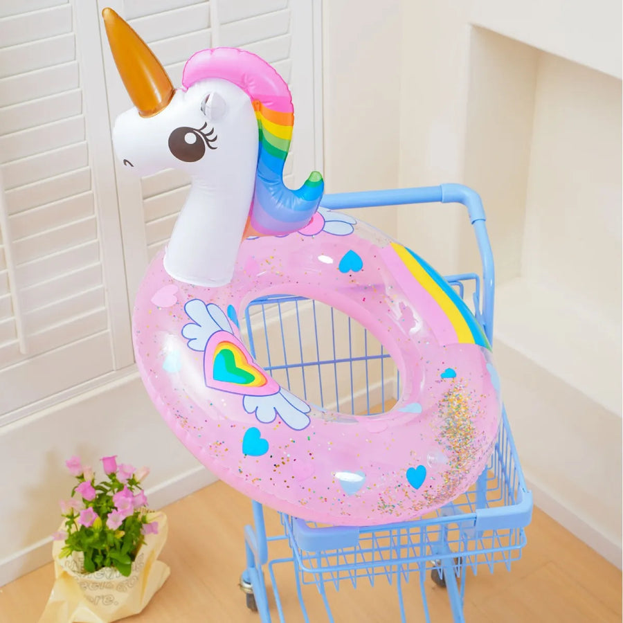 Inflatable Swim Ring Unicorn Flamingo
