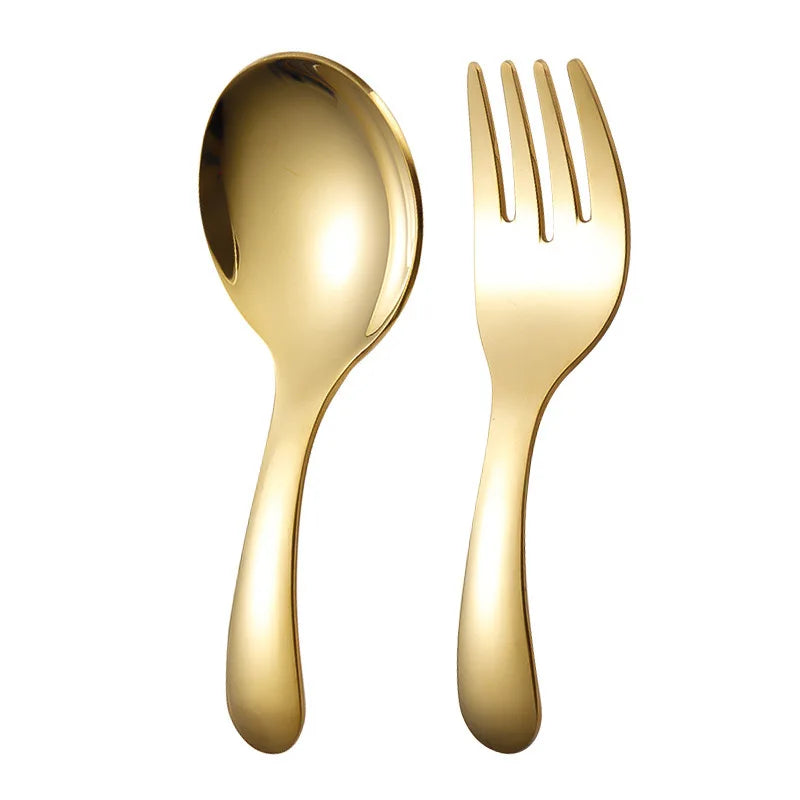 Draagbare RVS Bestekset met Lepel en Vork