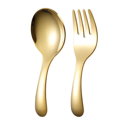 Draagbare RVS Bestekset met Lepel en Vork