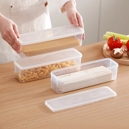 Spaghetti opbergdoos 30,5x8,7x7,7 cm transparant