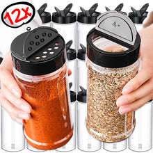 Kruidenpotjes kunststof shaker deksel 100-300 ml