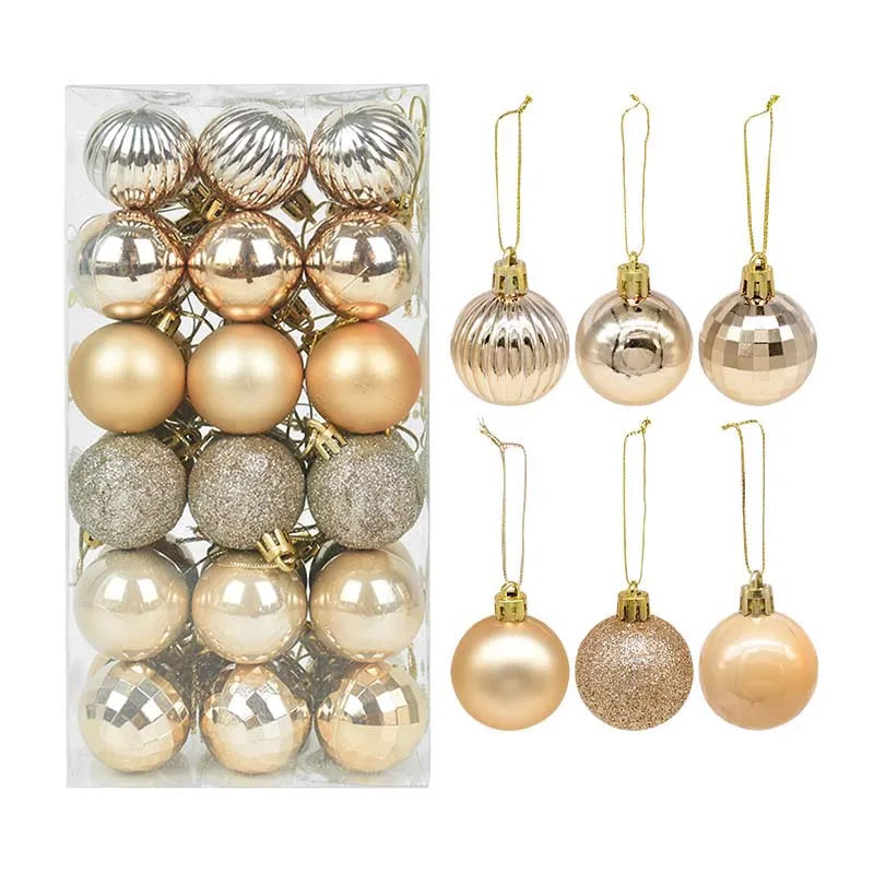 Kerstballen set decoratie