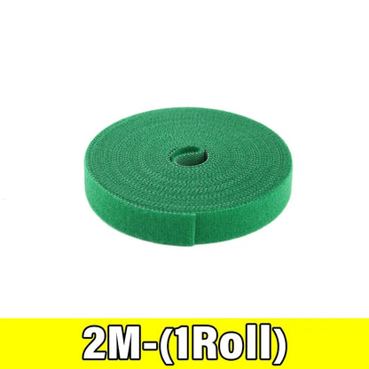 Verstelbaar Zelfklevend Groen Nylon Plantenbandje 2M