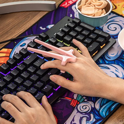 YOTOP Vinger Eetstokjes Houder Voor Snack En Gaming Voedselveilige Kunststof Herbruikbaar Compact 9,5 cm Voor Beginners