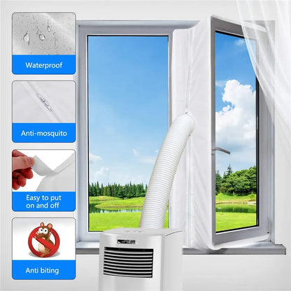 Raamafdichting mobiele airco droogtrommel