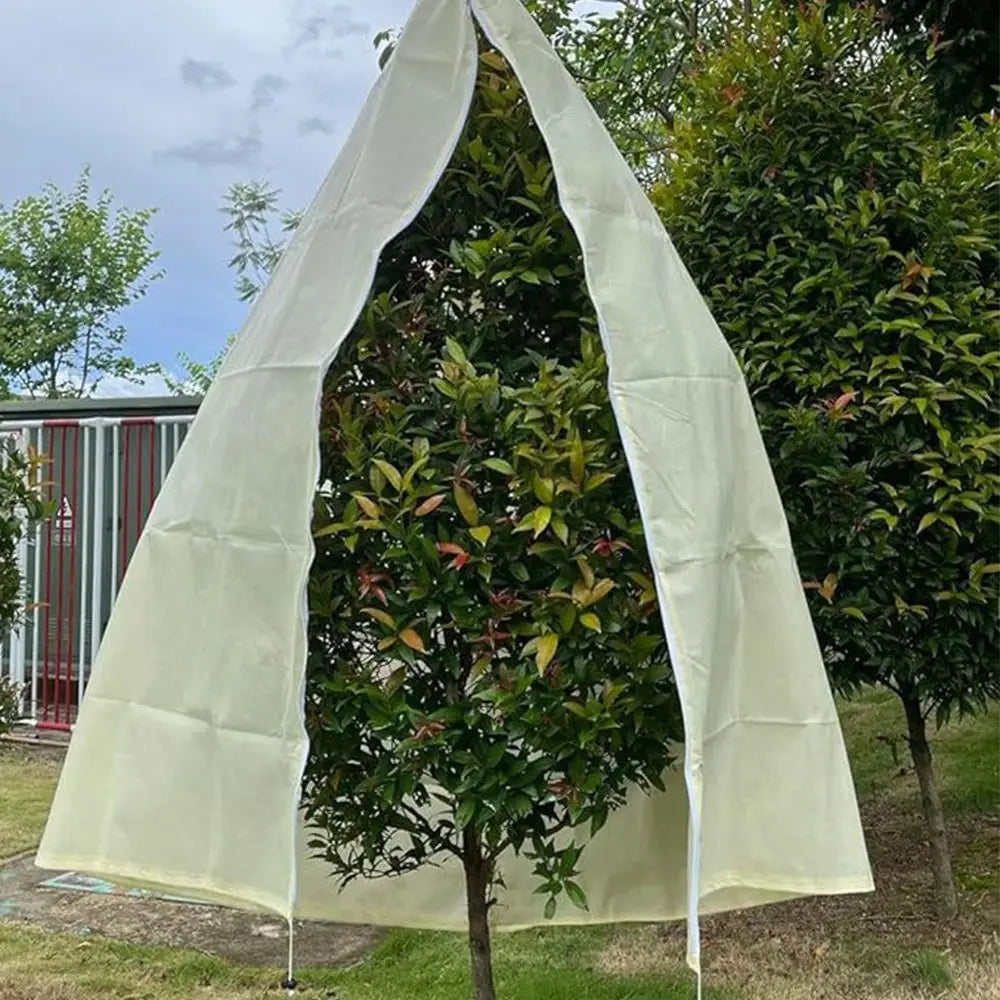 Plantenbeschermhoes winter non-woven rits trekkoord