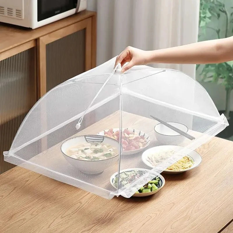 Voedseldeksel gaas opvouwbaar L 64x42x33.5 cm wit